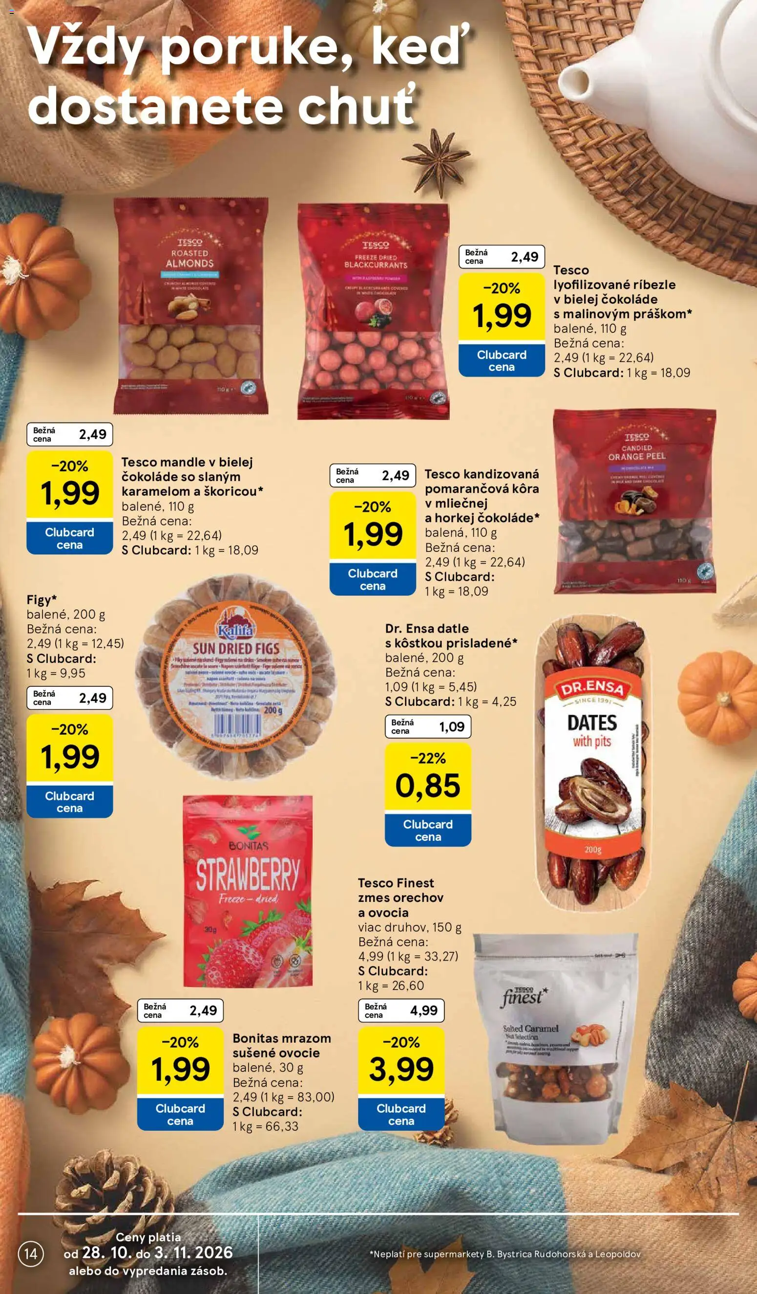 Náhľad Tesco letáku platného od 28.10.2026