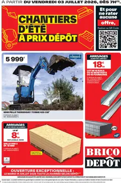 Prévisualisation de Brico Dépôt catalogue du magasin Brico Dépôt formulaire valide 03/07/2026