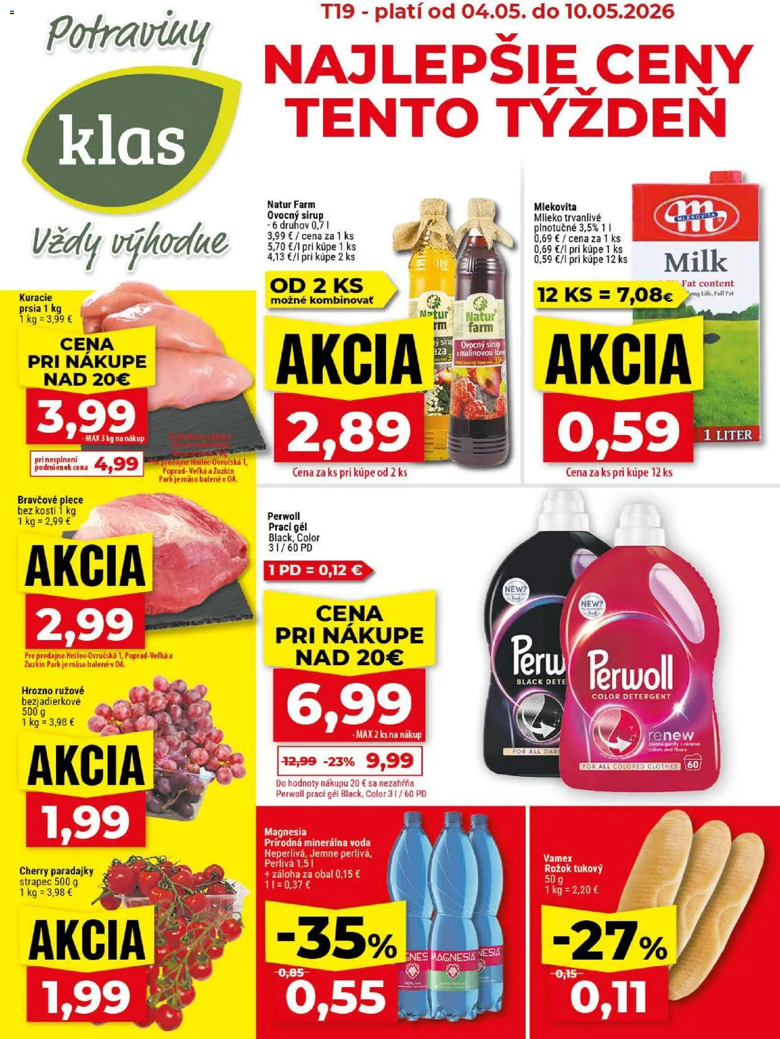 Náhľad Klas letáku platného od 04.05.2026