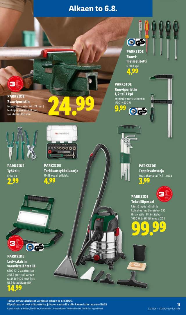 Uusi Lidl tarjouslehti alkaen 06/08