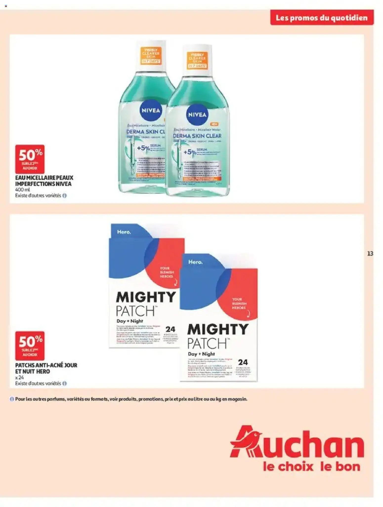 Prévisualisation de Auchan Les promos du moment du magasin Auchan formulaire valide 01/09/2026 - Eau micellaire