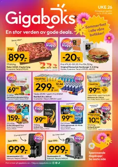 Forhåndsvis Gigaboks kundeavis fra butikk Gigaboks gyldig fra 21/06/2026