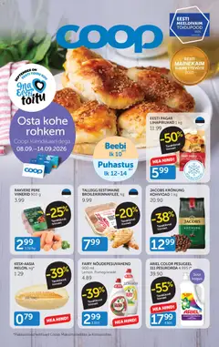 Coop kliendilehe eelvaade alates 08.09.2026