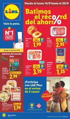 Vista previa del folleto de la tienda Lidl válido desde el 14/09/2026 