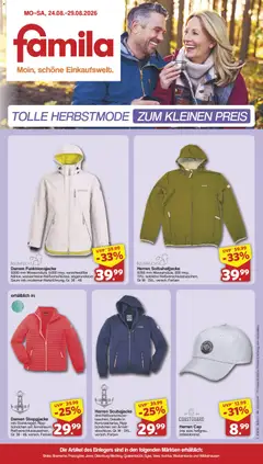 Vorschau von dem Prospekt des Geschäftes Famila Nordwest, gültig ab dem 23.08.2026