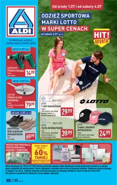 Pogląd gazetki "Aldi gazetka - Hity od Środy i od Soboty" ze sklepu Aldi ważnej od 01.07.2026