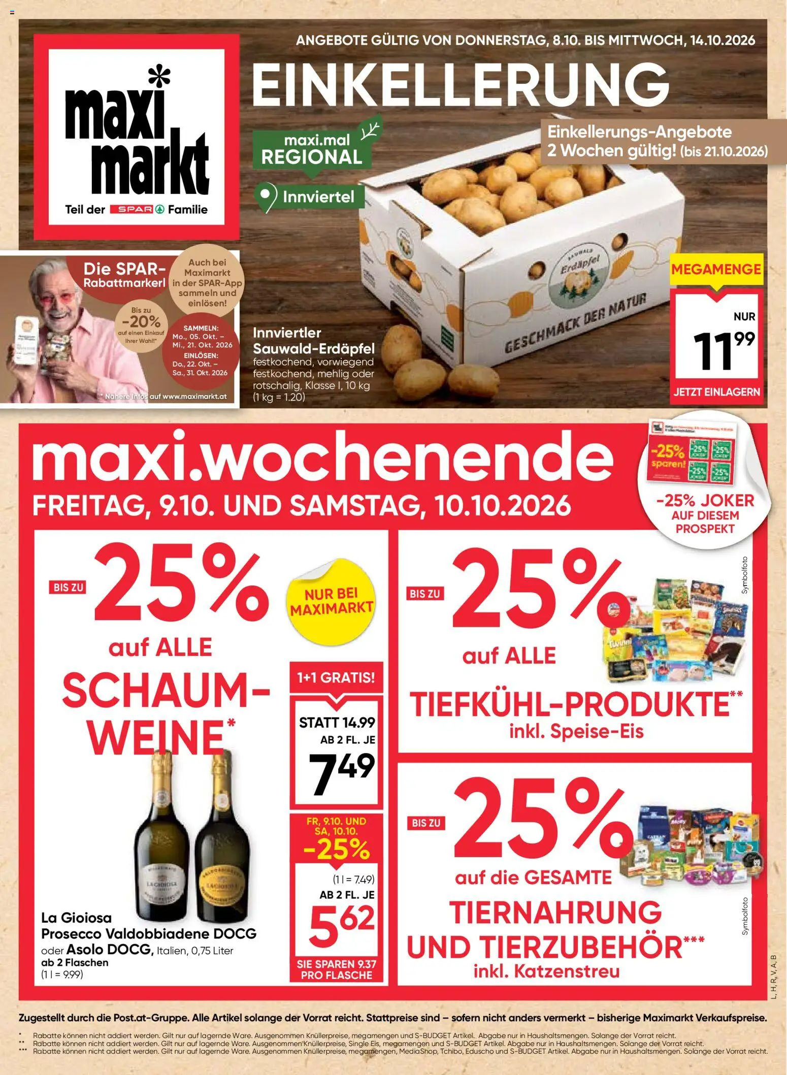 Vorschau der Angebote: Maximarkt Maximarkt Flugblatt gültig ab 08.10.2026 - Prosecco