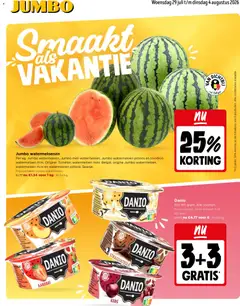 Voorbeeld van JUMBO Folder / Publicité van winkel JUMBO geldig vanaf 29/07/2026