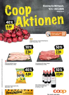 Vorschau des Merkblatts Coop aktionen vom Shop Coop gültig von 12.05.2026 bis 20.05.2026