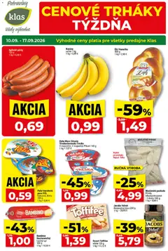 Náhľad Klas letáku platného od 10.09.2026