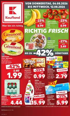 Vorschau von dem Prospekt des Geschäftes Kaufland, gültig ab dem 06.08.2026