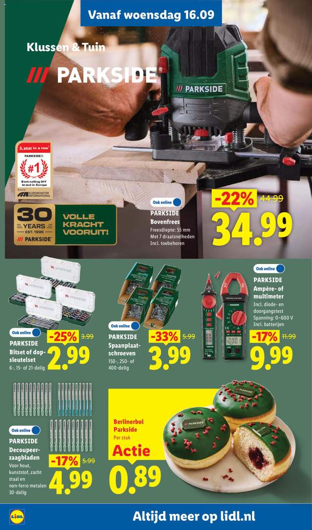 Nieuwe Lidl folder vanaf 14-09