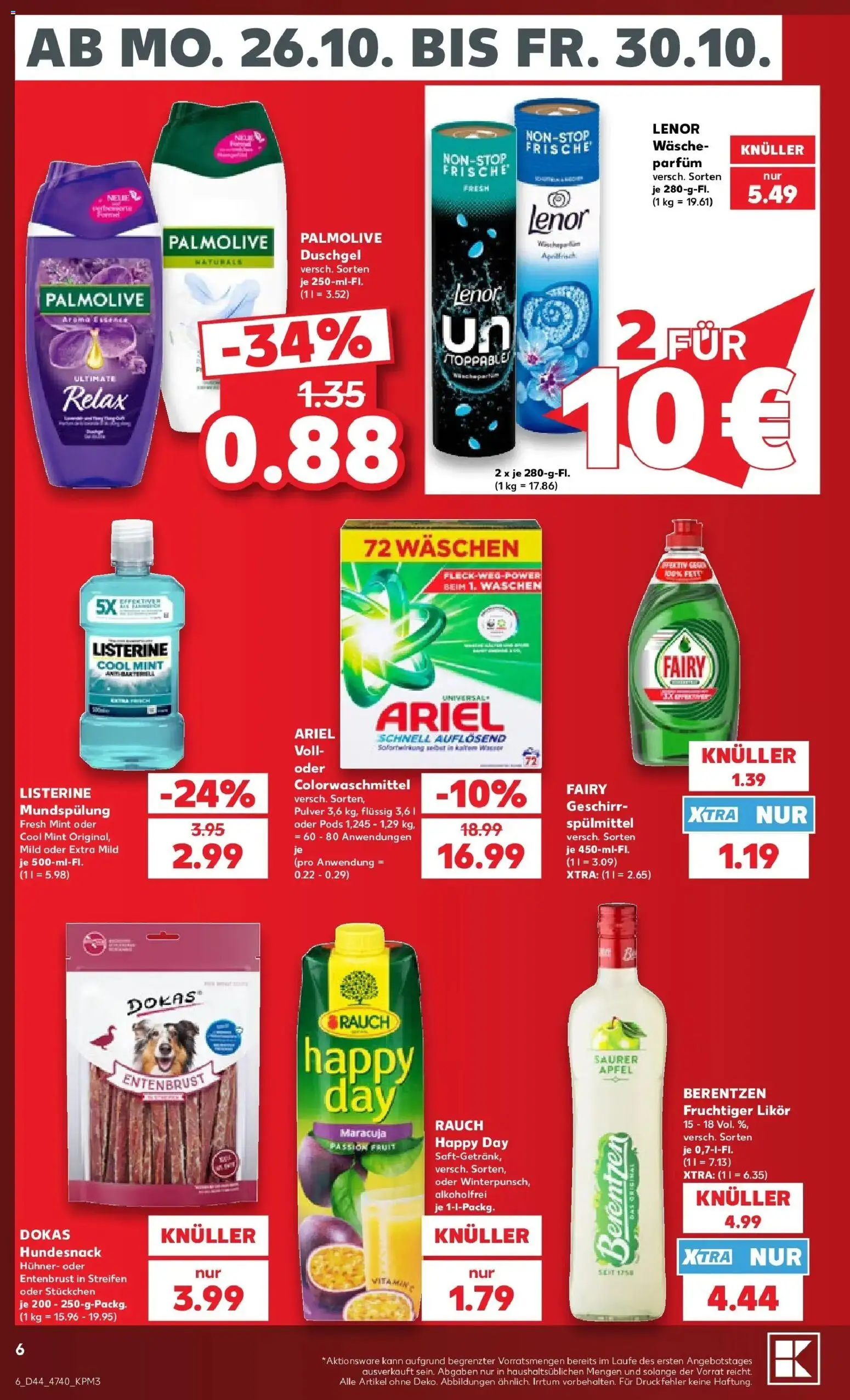 Vorschau von dem Prospekt des Geschäftes Kaufland, gültig ab dem 26.10.2026