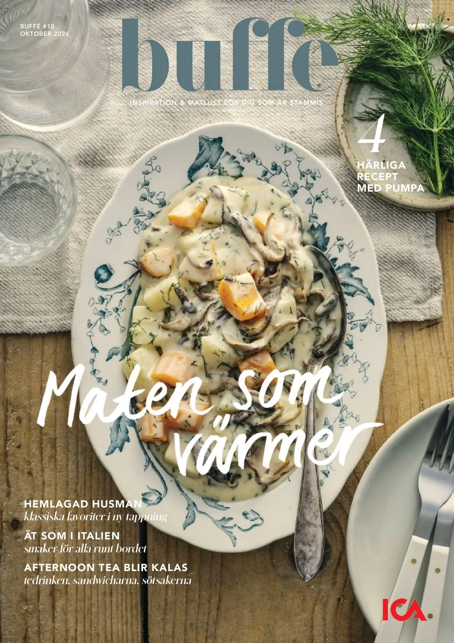Förhandsgranska reklamblad ICA Maxi Buffé från butik ICA Maxi gäller från 01/10/2026 - Pumpa