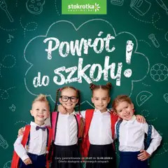 Pogląd gazetki "Stokrotka gazetka - Witaj Szkoło" ze sklepu Stokrotka ważnej od 23.07.2026