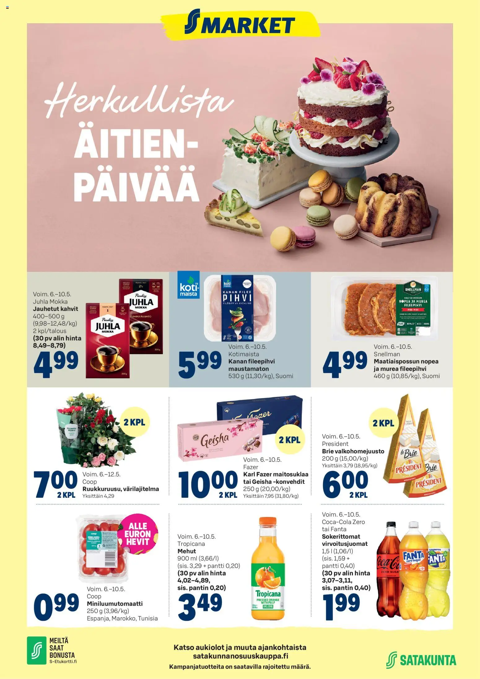 Kaupan S-market S-market tarjoukset esikatselu, voimassa 06/05/2026