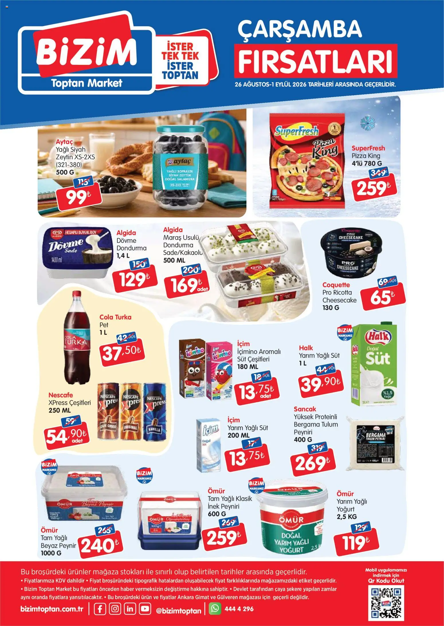Bizim Toptan Bizim Toptan Katalog 26.08.2026 - Broşürünün önizlemesi