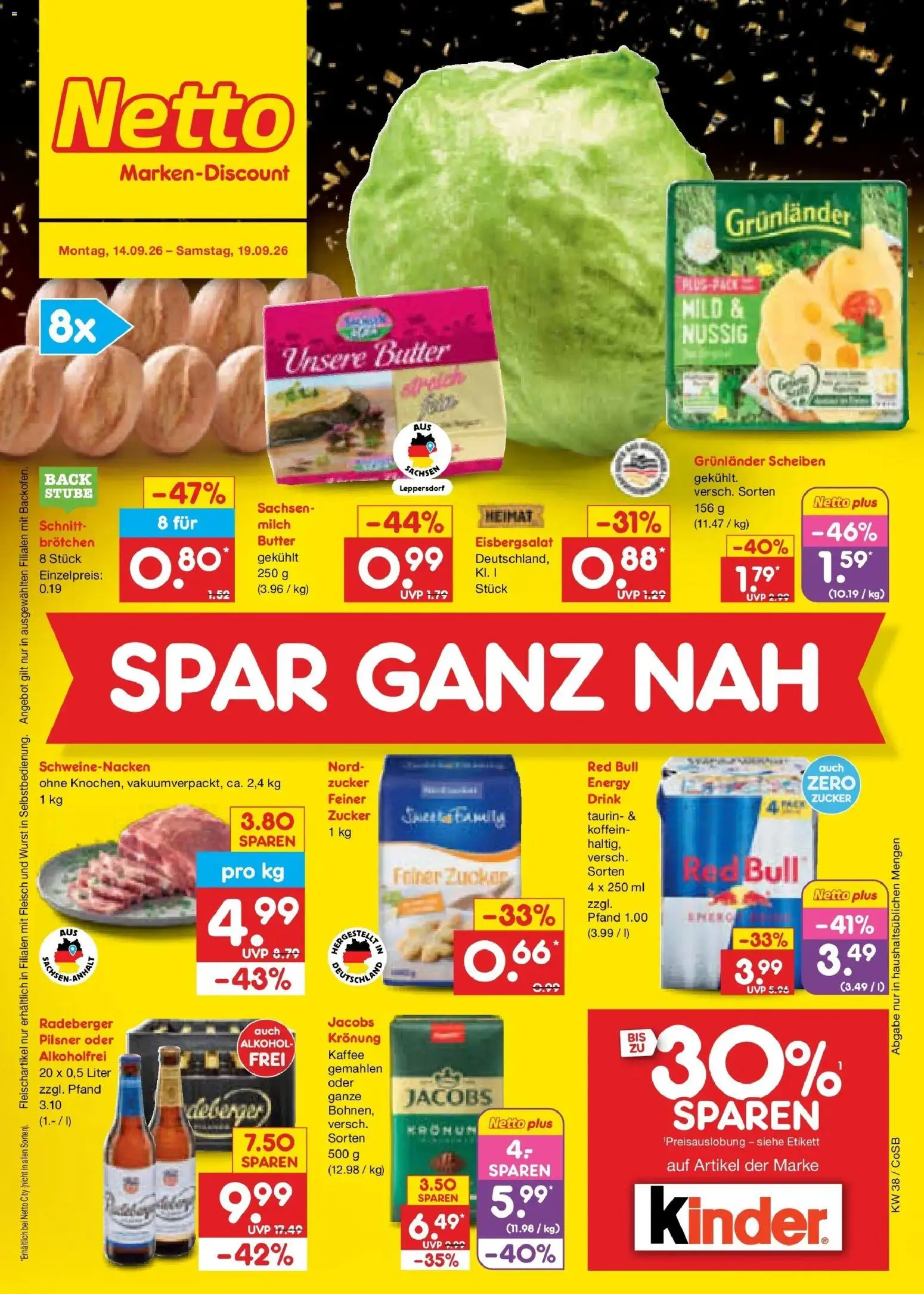 Vorschau von dem Prospekt des Geschäftes Netto Marken-Discount, gültig ab dem 14.09.2026