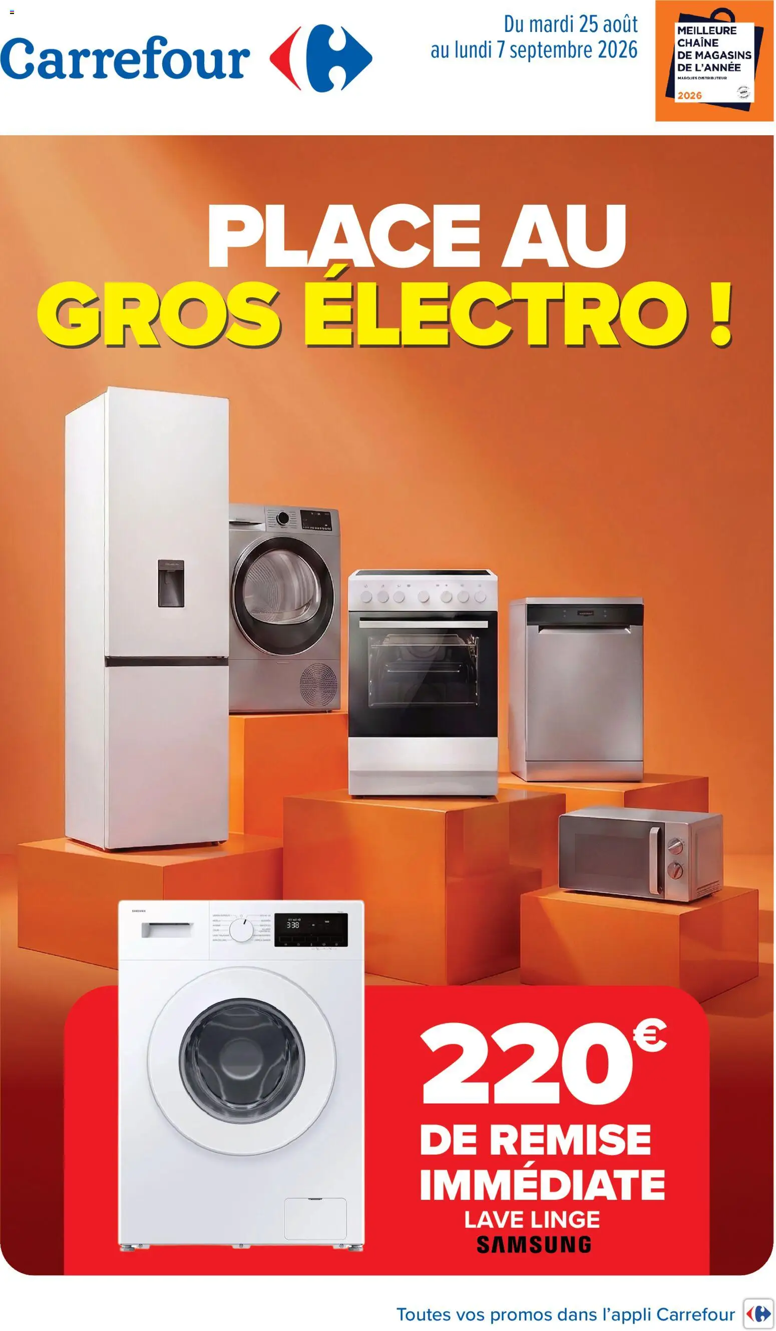 Prévisualisation de Carrefour Place AU gros électro du magasin Carrefour formulaire valide 25/08/2026