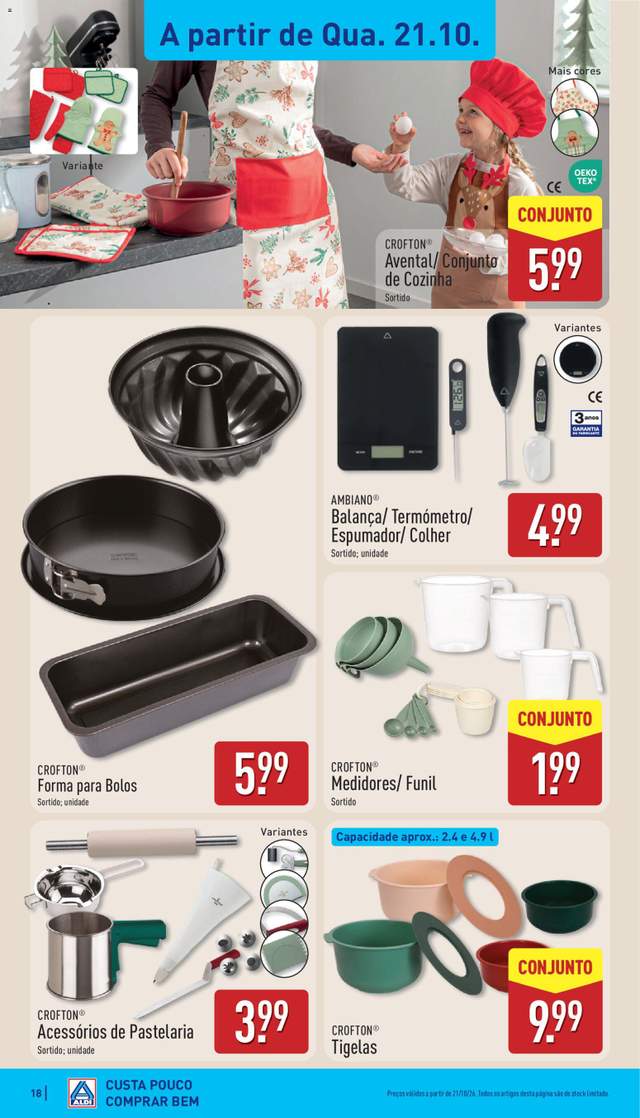 Novo folheto Aldi a partir de 19/10
