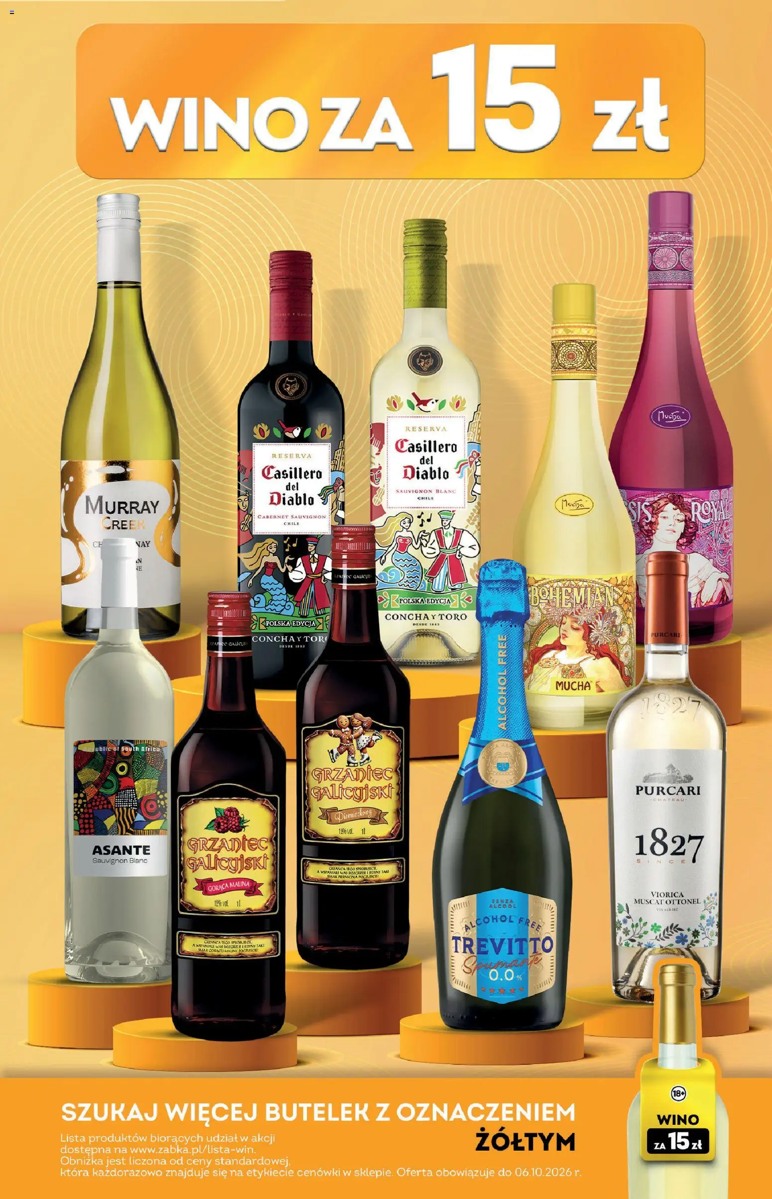 Pogląd gazetki "Żabka gazetka - Katalog win" ze sklepu Żabka ważnej od 30.09.2026 - Wino, Malina, Maliny, Sauvignon Blanc