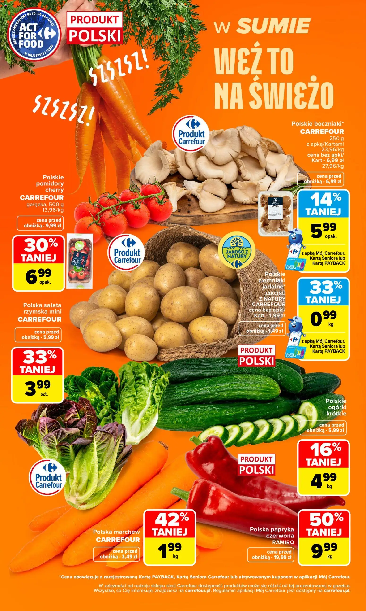 Pogląd gazetki "Carrefour gazetka - Weź to na świeżo" ze sklepu Carrefour ważnej od 31.08.2026