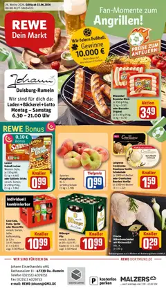 Vorschau von dem Prospekt des Geschäftes Rewe, gültig ab dem 21.06.2026