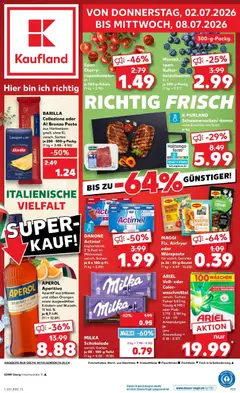 Vorschau von dem Prospekt des Geschäftes Kaufland, gültig ab dem 02.07.2026