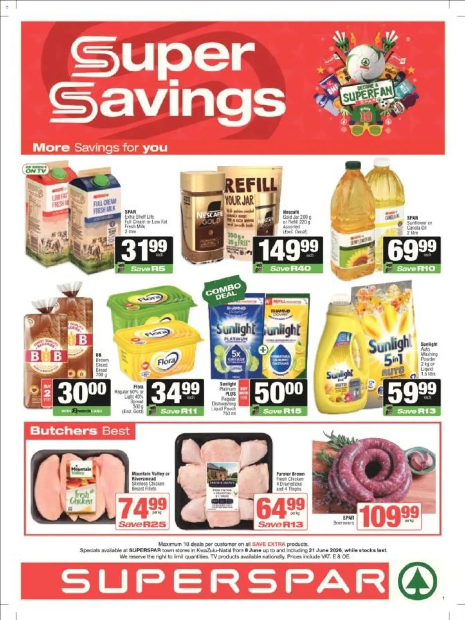 Preview of Superspar flyer valid from 08/06/2026