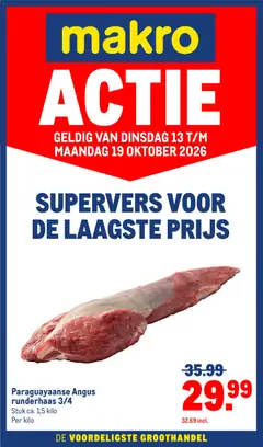 Voorbeeld van Makro folder - Aktie van winkel Makro geldig vanaf 13-10-2026
