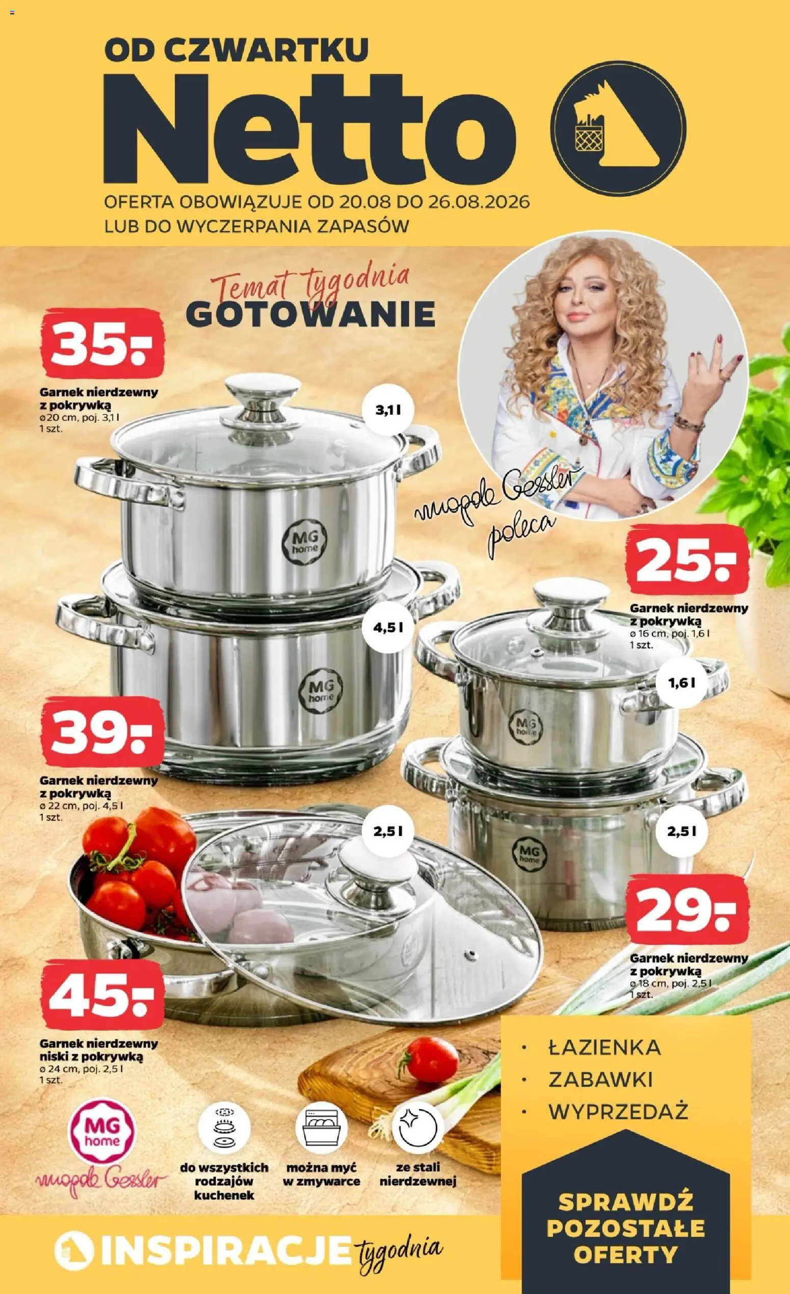 Pogląd gazetki "Netto gazetka od czwartku NonFood" ze sklepu Netto ważnej od 20.08.2026