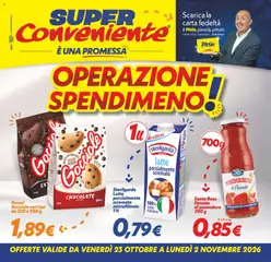 Anteprima dell'opuscolo SuperConveniente volantino Messina, Siracusa, Palermo dal negozio SuperConveniente valido da 23/10/2026
