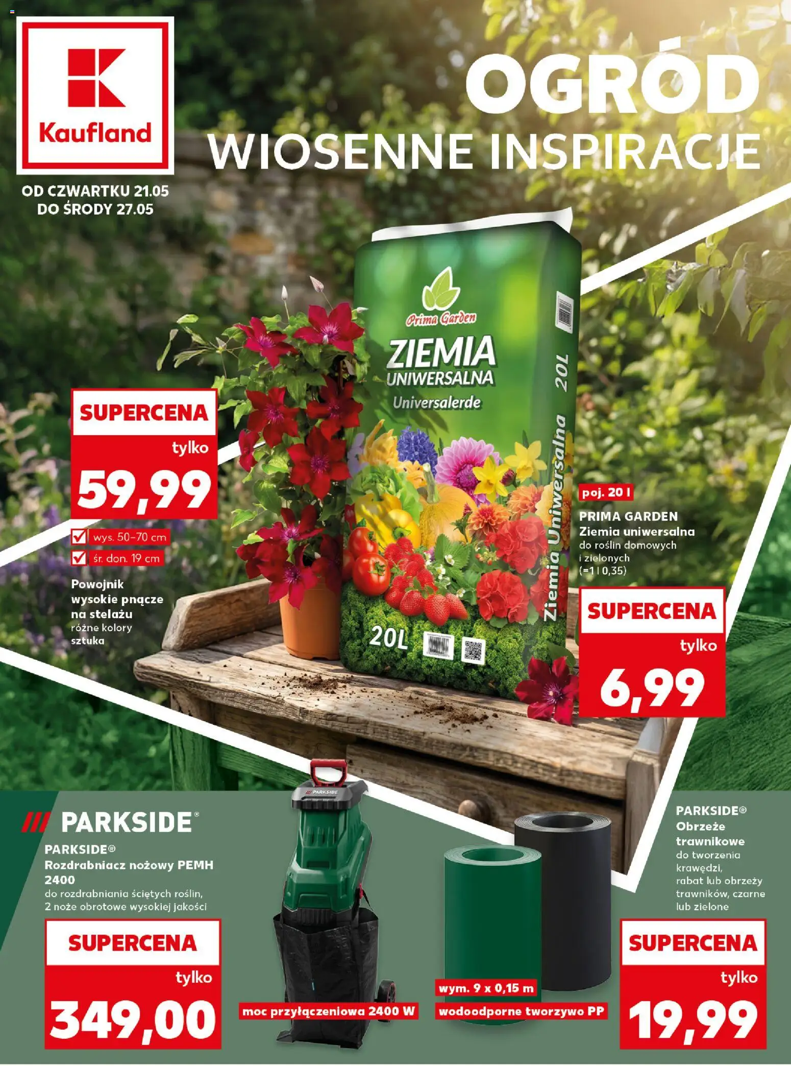 Náhled nabídky: Kaufland Polsko Kaufland Polsko leták - Wiosenne inspiracje platný od 21.05.2026