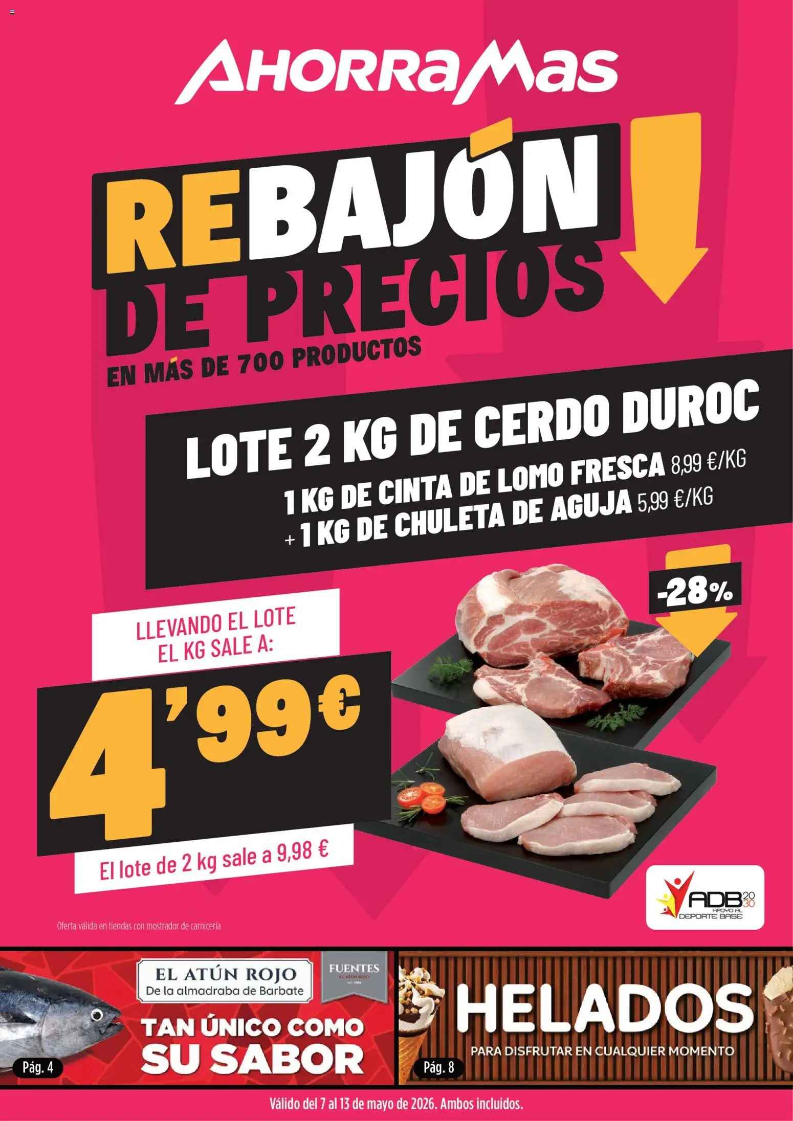 Vista previa del folleto de la tienda AhorraMas válido desde el 07/05/2026 