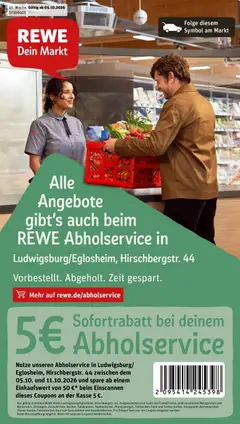 Vorschau von dem Prospekt des Geschäftes Rewe, gültig ab dem 05.10.2026
