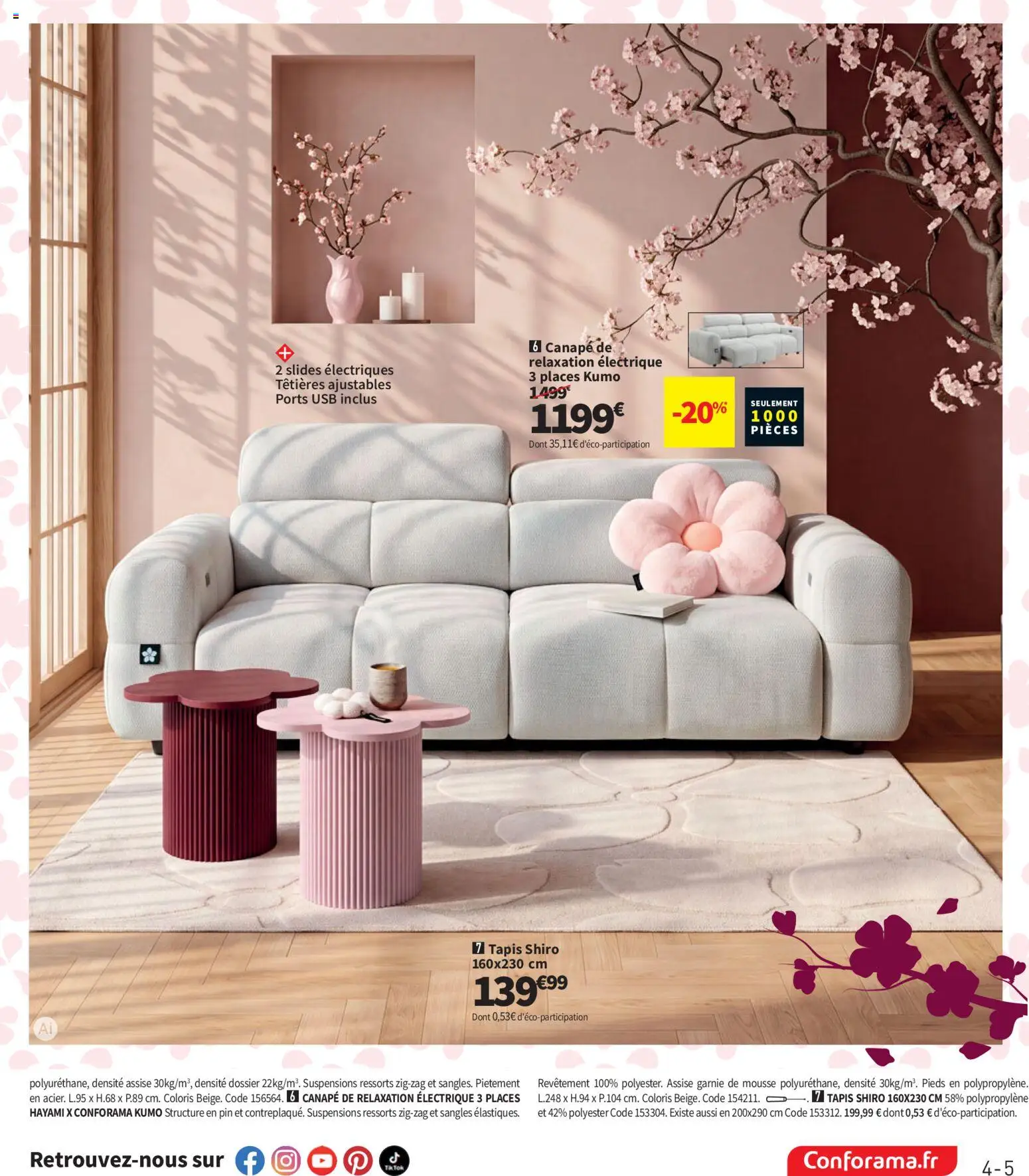 Prévisualisation de Conforama catalogue du magasin Conforama formulaire valide 27/10/2026