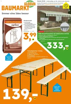 Vorschau von dem Prospekt des Geschäftes Globus Baumarkt, gültig ab dem 31.05.2026