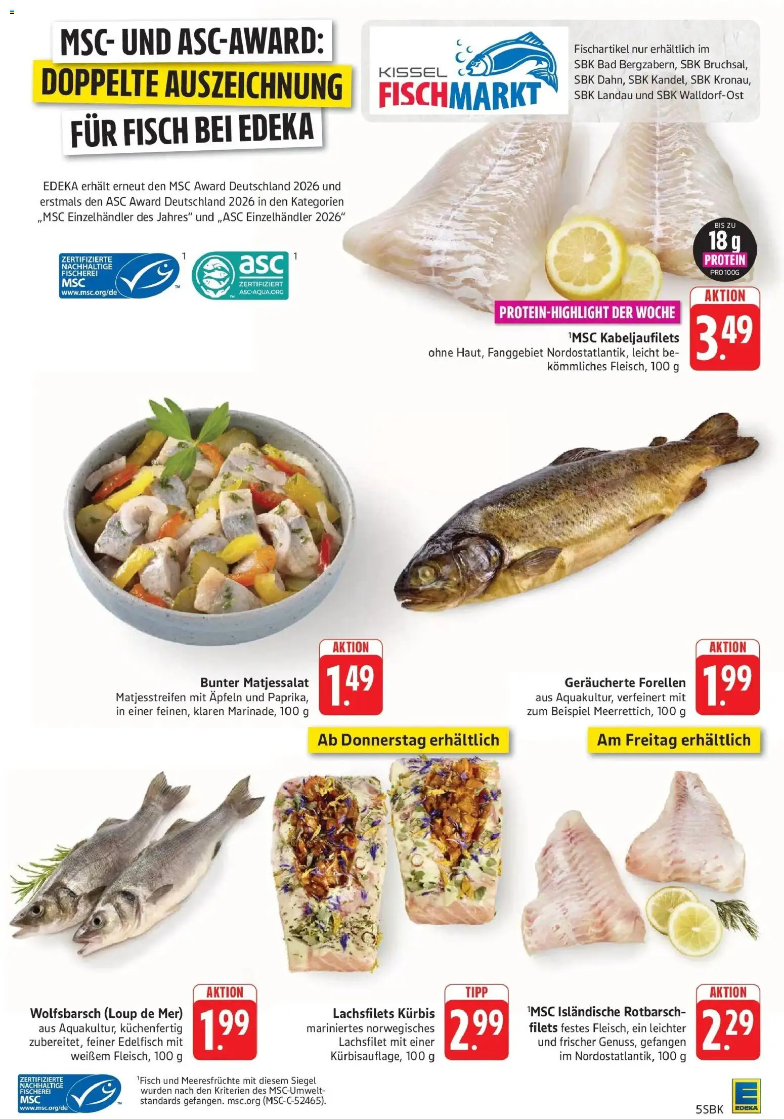 Vorschau von dem Prospekt des Geschäftes Edeka, gültig ab dem 19.10.2026