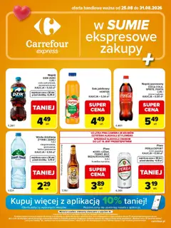 Pogląd gazetki "Carrefour gazetka - Express II" ze sklepu Carrefour ważnej od 25.08.2026