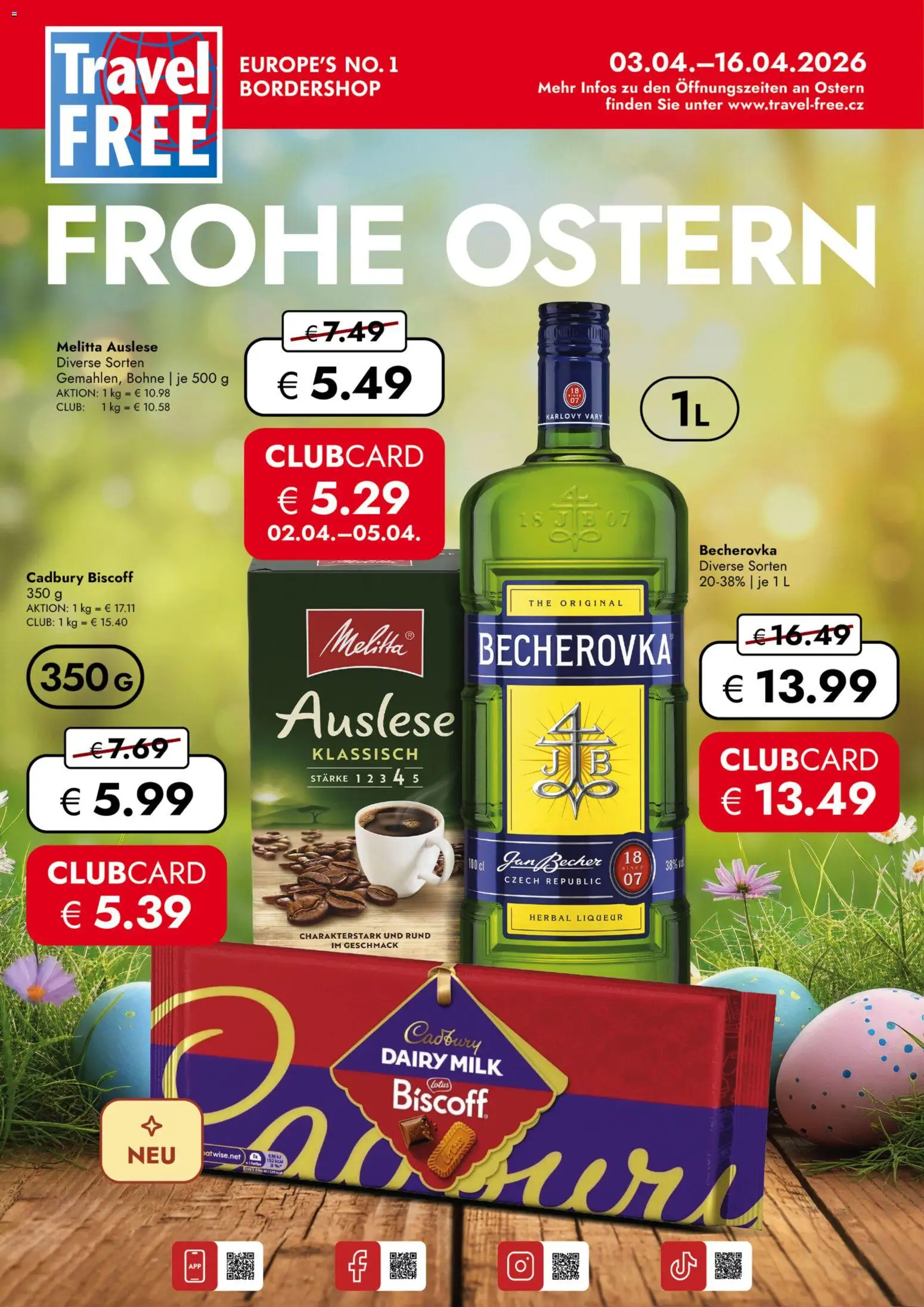 Vorschau der Angebote: Travel FREE Travel FREE Flugblatt gültig ab 03.04.2026 - Bohne