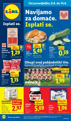 Pregled letka Lidl Katalog trgovine Lidl vrijedi od 08.06.2026