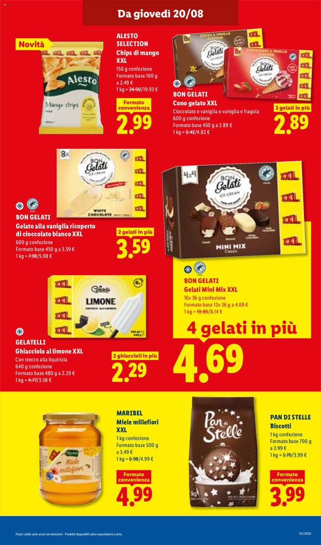 Nuovo volantino Lidl dal 20/08