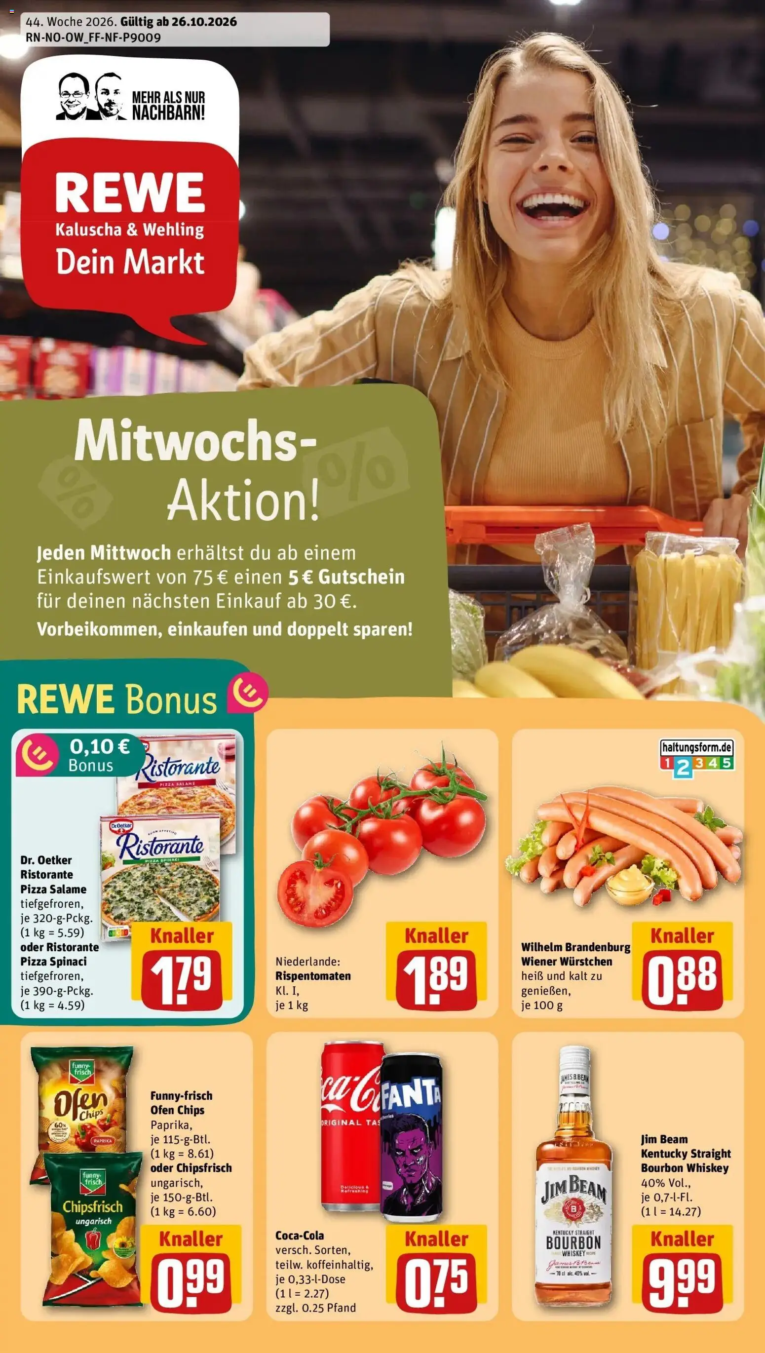 Vorschau von dem Prospekt des Geschäftes Rewe, gültig ab dem 26.10.2026