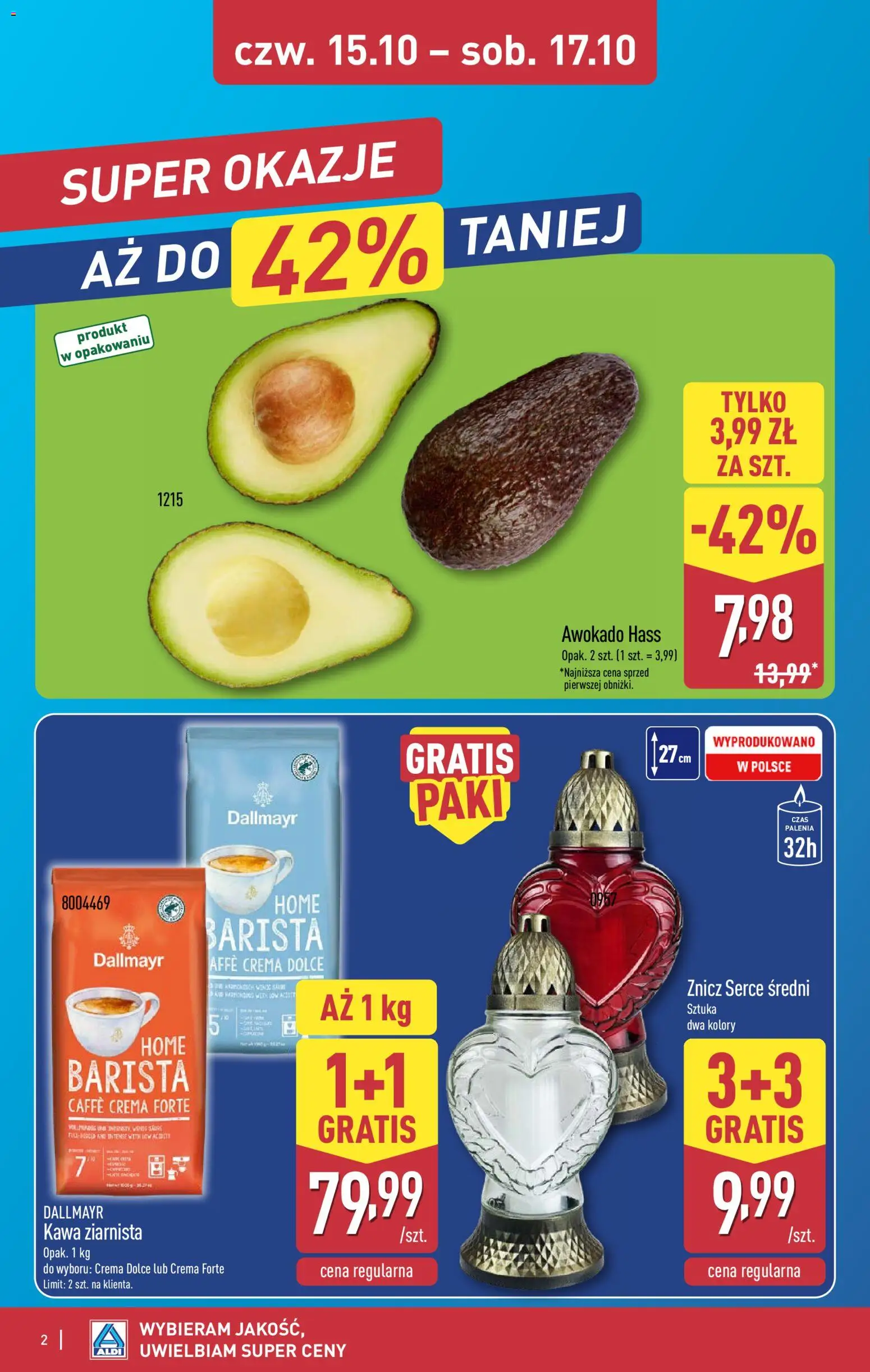 Pogląd gazetki "Aldi gazetka - Oferta weekendowa" ze sklepu Aldi ważnej od 15.10.2026