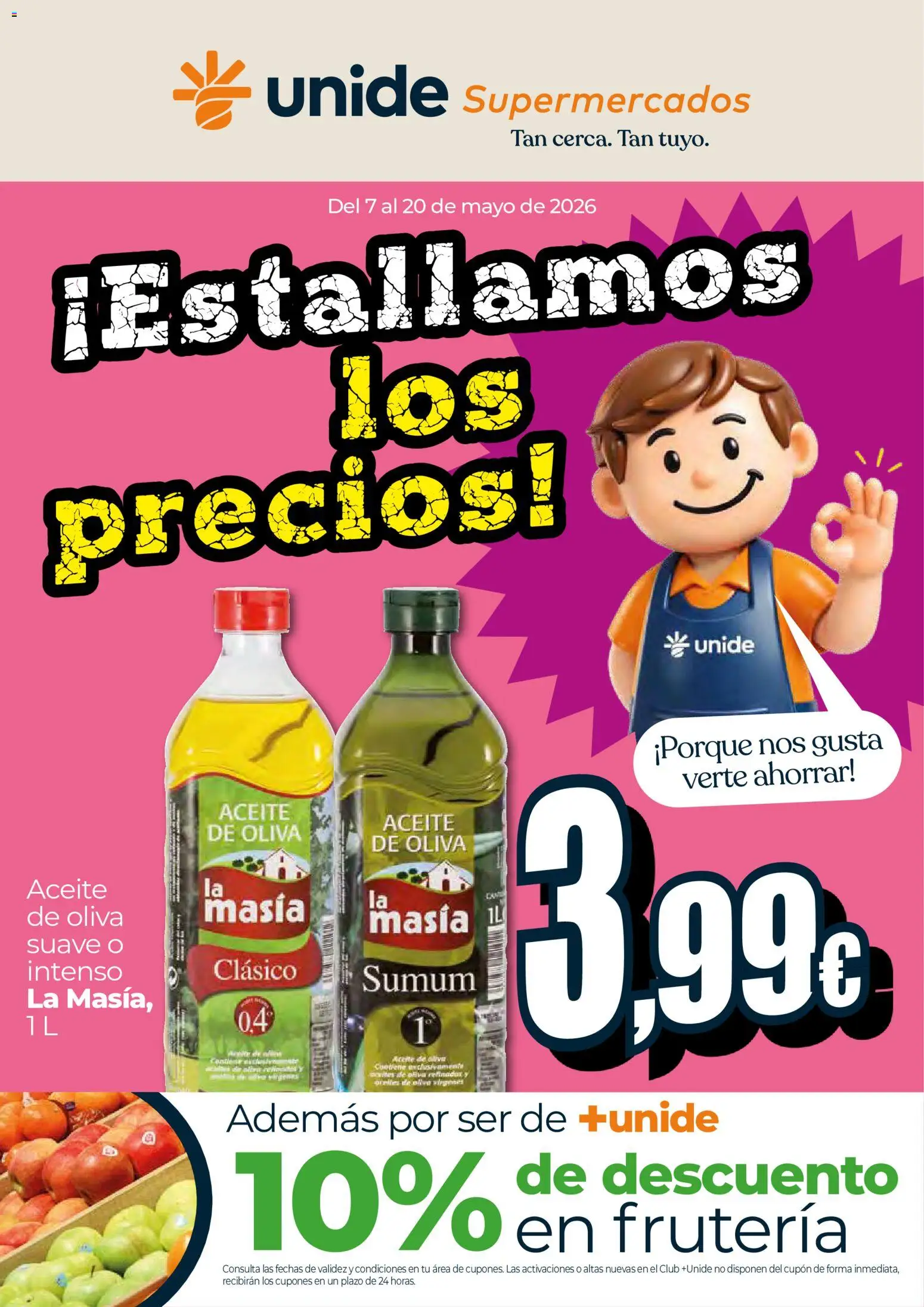 Vista previa del folleto de la tienda Unide válido desde el 07/05/2026 - Aceite de oliva, Aceite