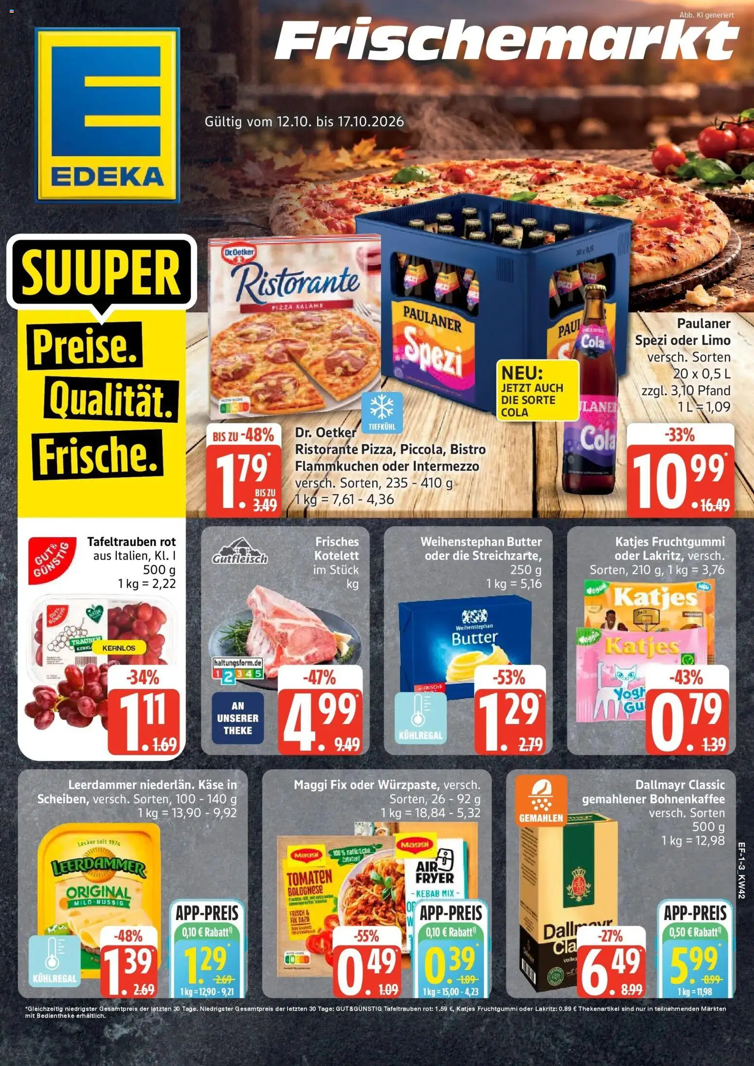 Vorschau von dem Prospekt des Geschäftes Edeka, gültig ab dem 12.10.2026
