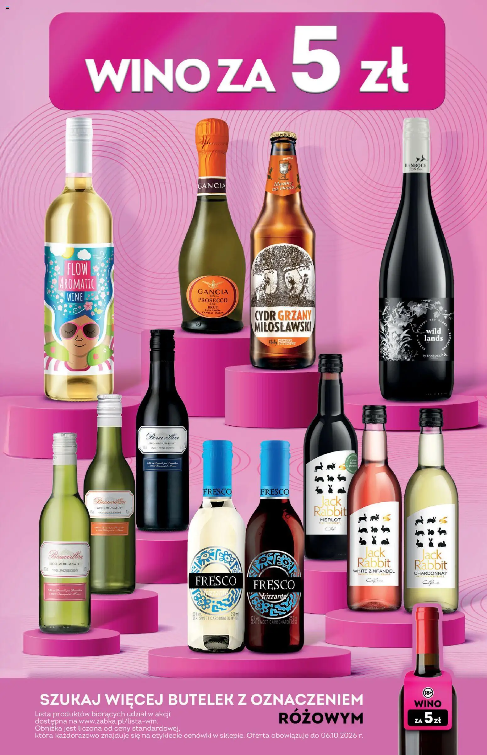 Pogląd gazetki "Żabka gazetka - Katalog win" ze sklepu Żabka ważnej od 30.09.2026 - Prosecco, Wino, Cydr, Fresco, Chardonnay, Merlot, Fresco frizzante