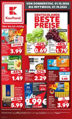 Vorschau von dem Prospekt des Geschäftes Kaufland, gültig ab dem 01.10.2026