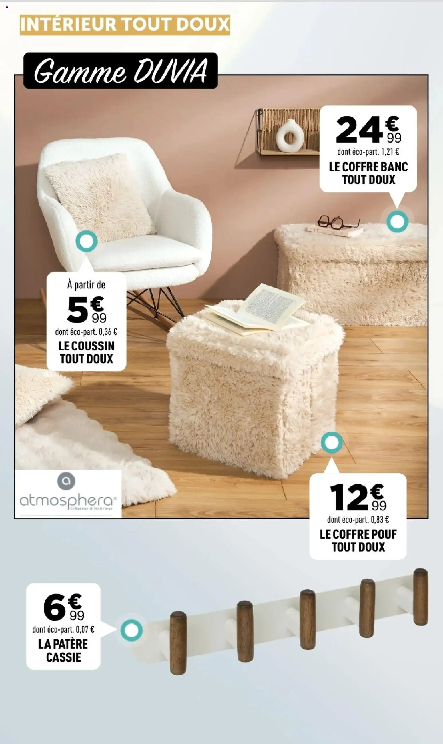 Prévisualisation de Centrakor catalogue du magasin Centrakor formulaire valide 19/10/2026 - Pouf, Banc