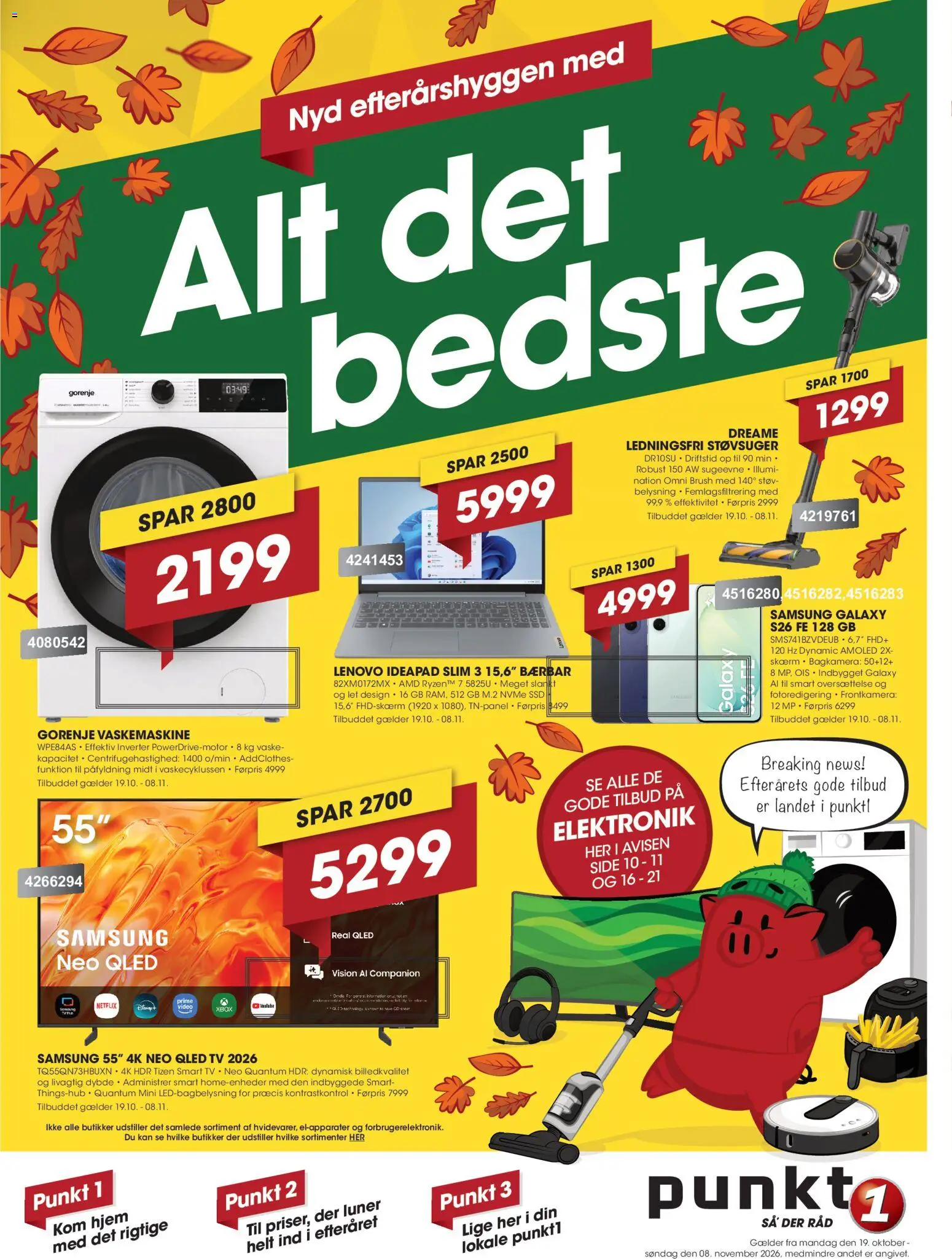 Eksempel på tilbudsavis Punkt1 - Tilbudsavis fra butik Punkt1 gyldig fra 19/10/2026